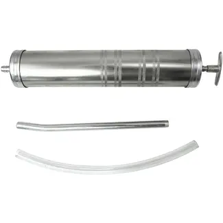 GEKO Oliezuiger - 500 ml - Chroom - Anti-slip - T-bar plunjer