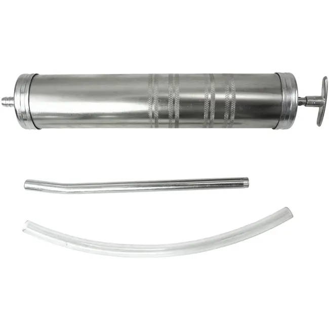 GEKO Oliezuiger - 500 ml - Chroom - Anti-slip - T-bar plunjer