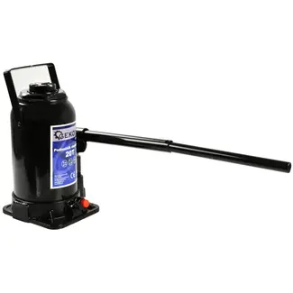 GEKO Hydraulische fleskrik - 20 ton - Compact en veilig - Verstelbare hefzadel