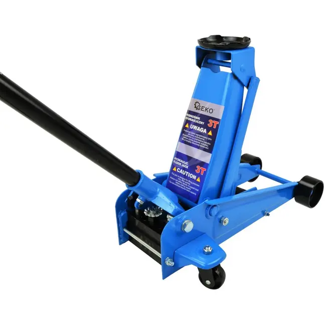 GEKO Hydraulische krik - 3 ton - extra stabiliteit - 495 mm hefhoogte