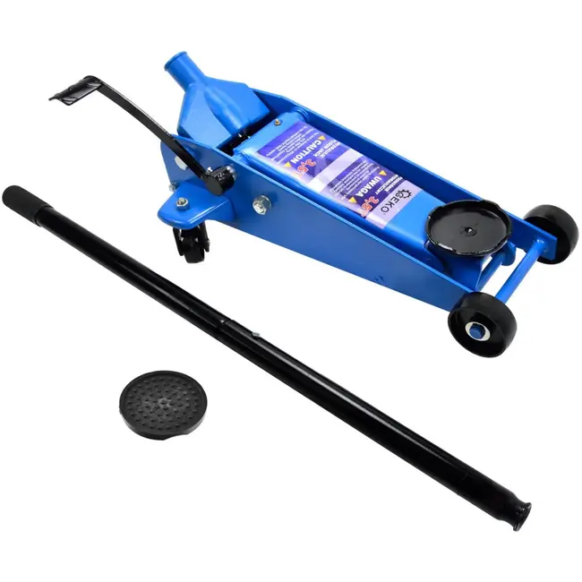 GEKO Hydraulische garagekrik - 3,5 ton - voetbediening - 520 mm hefhoogte