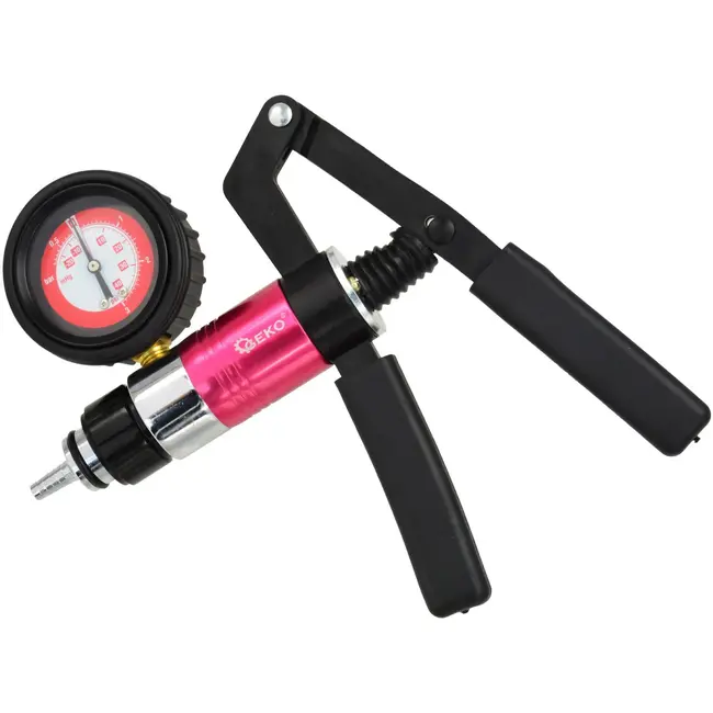 GEKO Handheld vacuümpomp - remontluchtingsset - drukbereik -1 tot 3 bar - inclusief accessoires