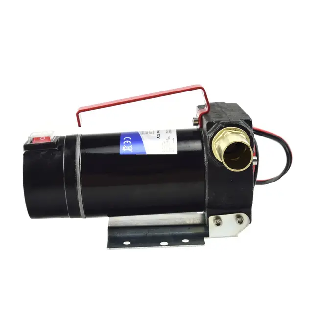 GEKO Zelfaanzuigende dieselpomp - 12V DC - gietijzeren behuizing - 40 L/min - 3 m zuighoogte