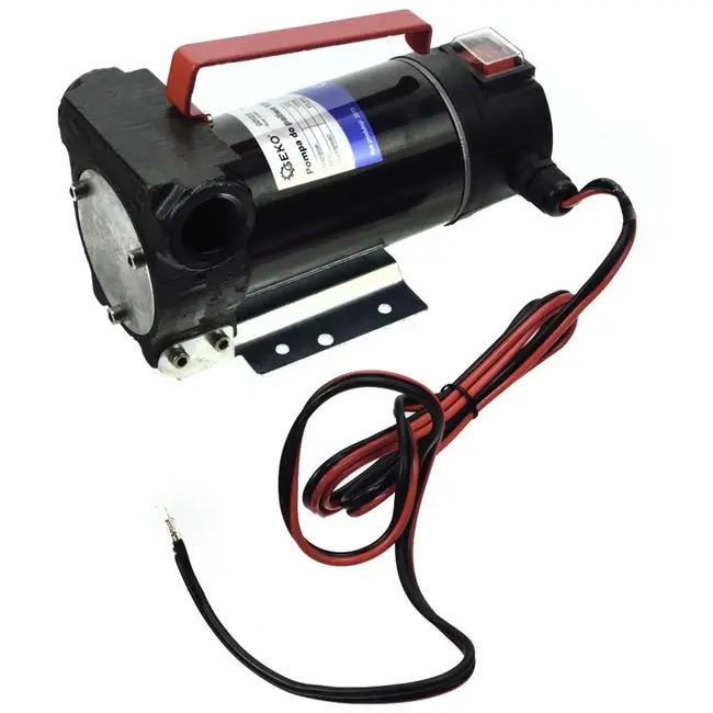GEKO Zelfaanzuigende dieselpomp - 12V DC - gietijzeren behuizing - 40 L/min - 3 m zuighoogte