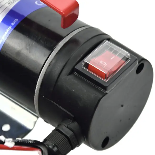 GEKO Zelfaanzuigende dieselpomp - 12V DC - gietijzeren behuizing - 40 L/min - 3 m zuighoogte