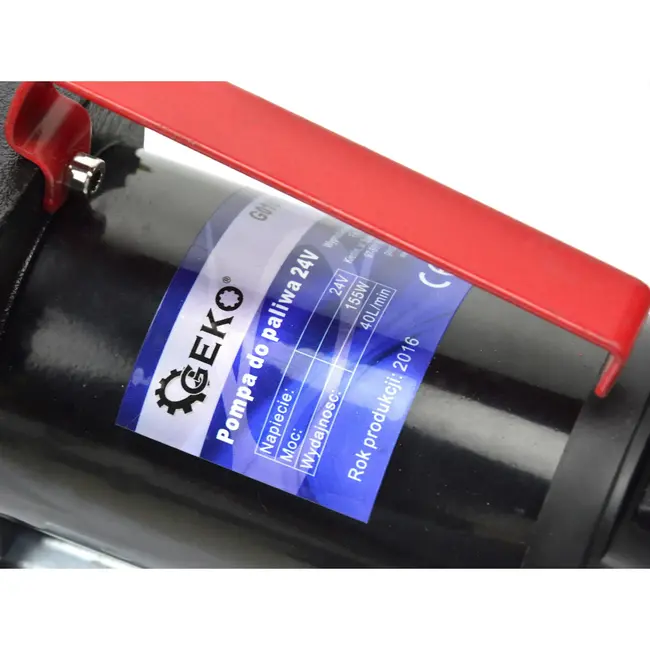 GEKO Zelfaanzuigende dieselpomp - 24V DC - Corrosiebestendig - 40 L/min - Inclusief accessoires