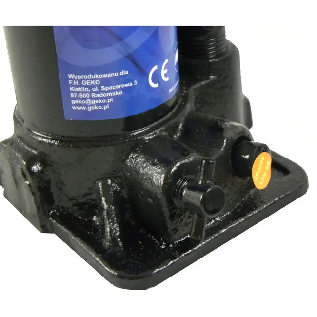 GEKO Hydraulische fleskrik - 6 ton - Compact en veilig - Verstelbare zadelhoogte