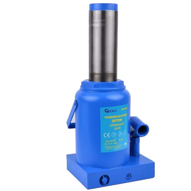 GEKO Hydraulische fleskrik - 50 ton - Compact - Veiligheidsventiel - 265-445 mm