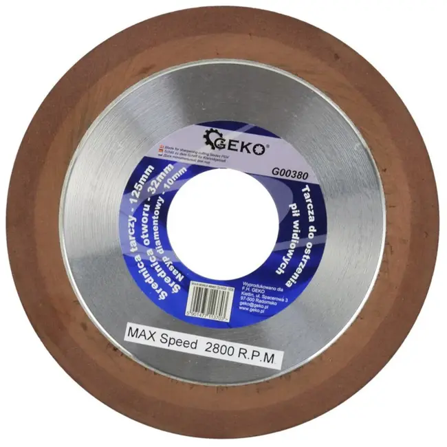 GEKO Diamantslijpschijf - Fijn tot Medium - 125 mm - Voor Cirkelszaagbladen