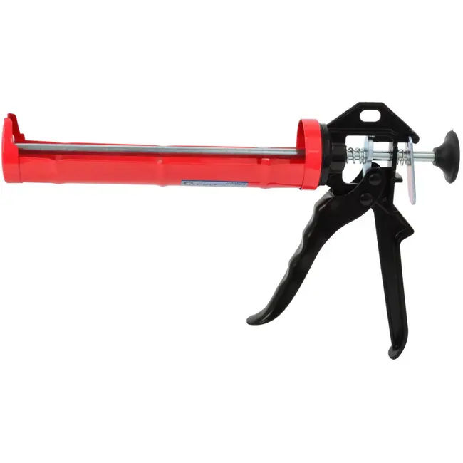 GEKO Half-barrel kitpistool - draaibare loop - stevige constructie - 300 ml - staal en aluminium