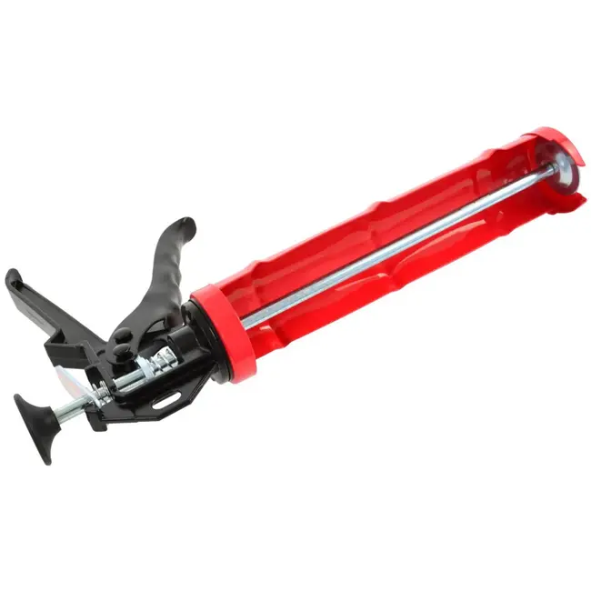 GEKO Half-barrel kitpistool - draaibare loop - stevige constructie - 300 ml - staal en aluminium