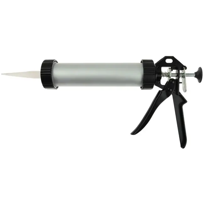 GEKO Aluminium kitpistool - 300 ml - Draaibare loop - Duurzaam aluminium