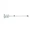 GEKO Mengstaaf - verf en mortel - HEX aansluiting - 100x600 mm