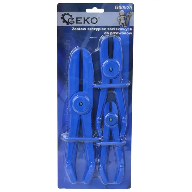 GEKO Set slangklemmen tangen - nylon - 3 maten - flexibel gebruik