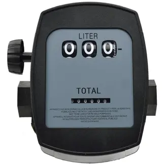 GEKO Mechanische brandstofmeter - nauwkeurig - max. 80 l/min - 1" aansluiting
