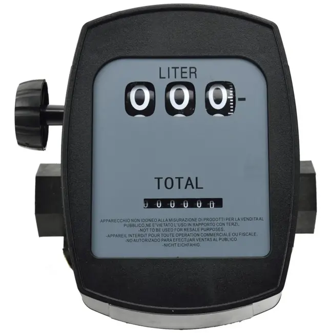 GEKO Mechanische brandstofmeter - nauwkeurig - max. 80 l/min - 1" aansluiting
