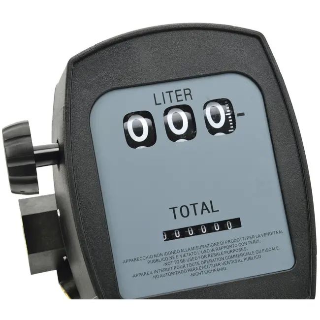 GEKO Mechanische brandstofmeter - nauwkeurig - max. 80 l/min - 1" aansluiting