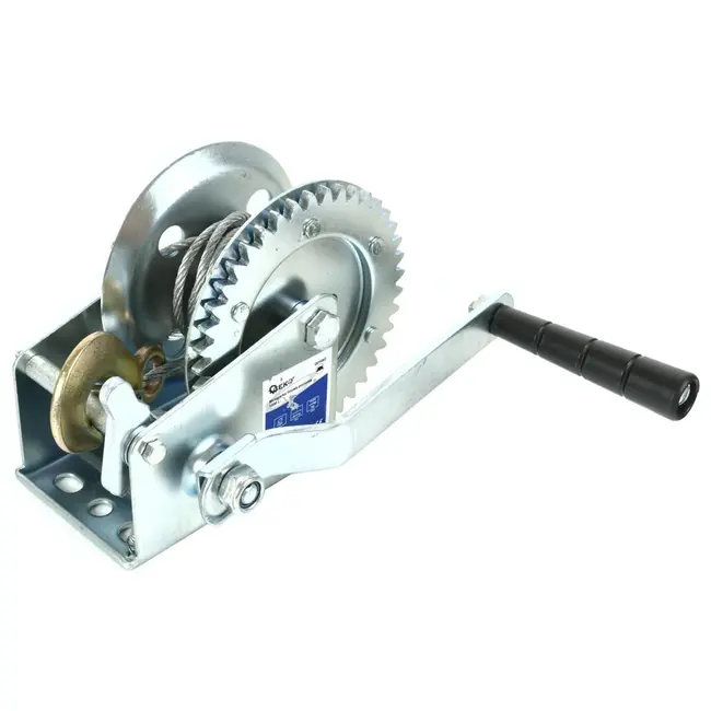 GEKO Handlier - 450 kg - 5 m staalkabel - Handrem - Verstelbare bevestiging