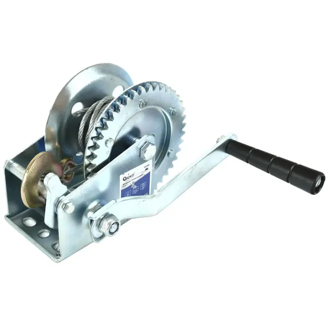 GEKO Handlier - 450 kg - 5 m staalkabel - Handrem - Verstelbare bevestiging