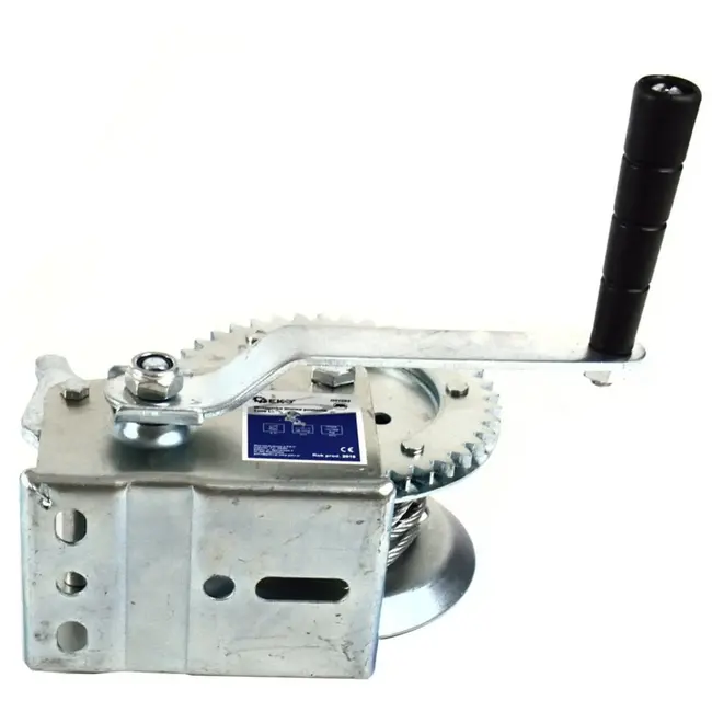 GEKO Handlier - 450 kg - 5 m staalkabel - Handrem - Verstelbare bevestiging