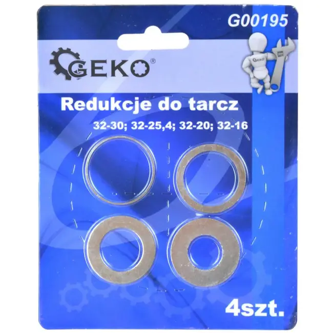 GEKO Reductieringenset - 4 stuks - 32 naar 16-30 mm - Veelzijdige pasvorm