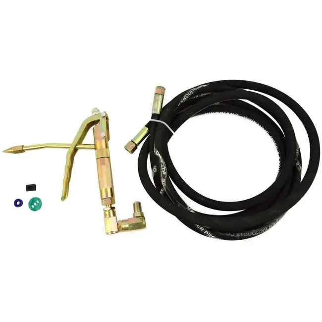 GEKO Voetbediende vetpomp - 15L - Compact & Mobiel - 4m slang - Hoge druk