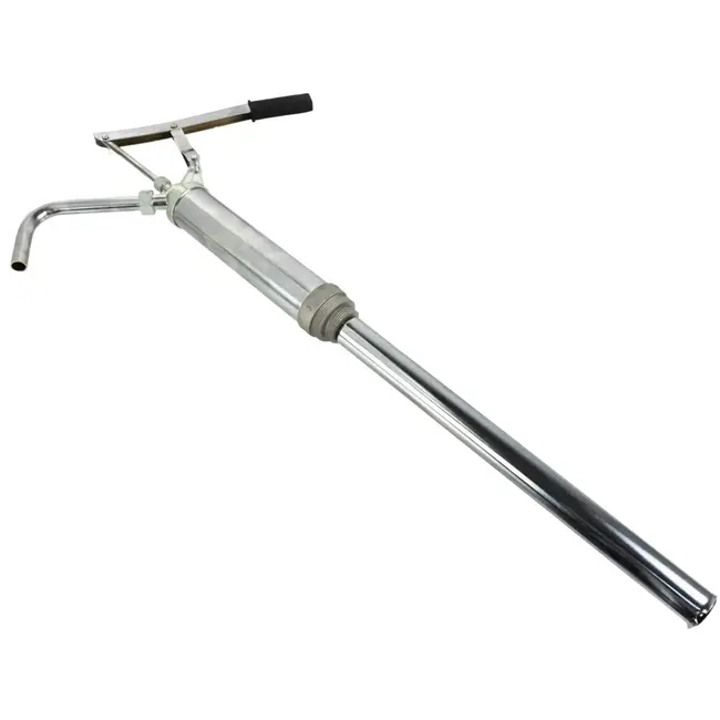 GEKO Handmatige brandstofpomp - telescopische zuigbuis - stalen constructie - 20 L/min - voor vaten tot 210 liter