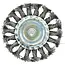 GEKO Bevel staalborstel - gedraaide draad - 100 mm - agressieve reiniging