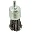 GEKO Twisted knot staalborstel - 28 mm - voor boren - 6 mm schacht
