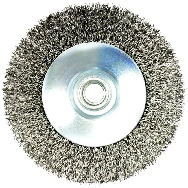 GEKO Stalen krulborstel - 115 mm - M14 draad - Voor krachtige reiniging