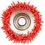 GEKO Nylon filament borstel - 75 mm - M14 draad - Niet-vonkend - Duurzaam staal