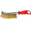 GEKO Handborstel - Messingdraad - Comfortabele Grip - 240 mm - Zwaar Werk