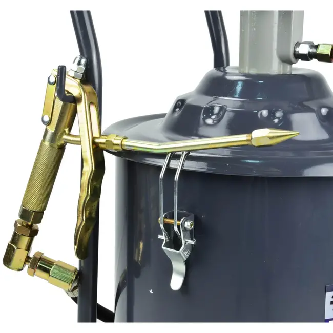 GEKO Pneumatische vetpomp - draagbaar - 20L - hoge doorvoersnelheid - mobiel ontwerp