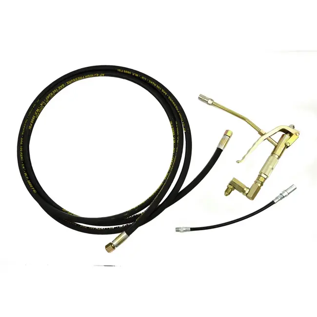 GEKO Voetbediende vetpomp - 12L - 4m slang - Compact en draagbaar - 5g per slag