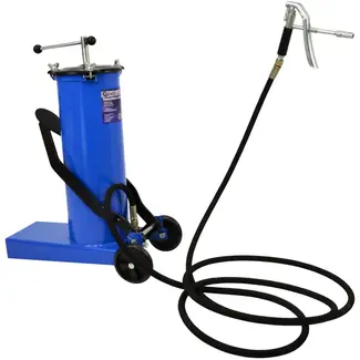 GEKO Voetbediende vetpomp - hoge druk - 6L capaciteit - 4m slang
