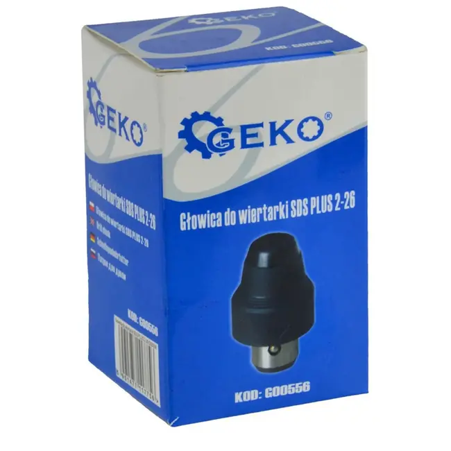 GEKO SDS Plus boorkop - Sleutelloos - Gehard staal - 1-16 mm
