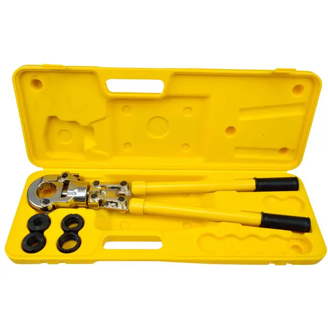 GEKO Mechanische persgereedschap - 60 kN kracht - 16-32 mm buizen - Telescopische handgrepen