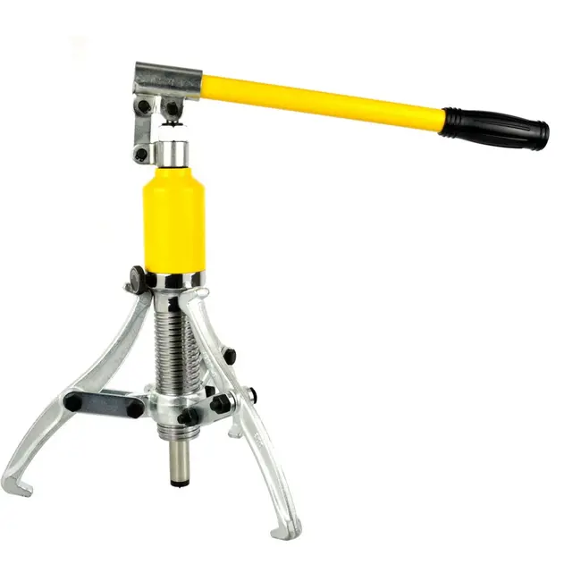 GEKO Hydraulische trekker set - 5 ton - verstelbare poten - 2/3 klauwen - 50-200 mm capaciteit