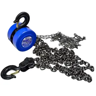 GEKO Kettingtakel - 2000 kg - 3 m hijshoogte - Duurzaam staal - Poedercoating