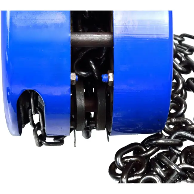 GEKO Kettingtakel - 2000 kg - 3 m hijshoogte - Duurzaam staal - Poedercoating