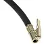 GEKO Luchtslang voor bandenpomp - flexibel rubber - metalen koppeling - 38 cm