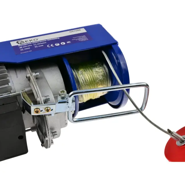 GEKO Elektrische takel - 300/600 kg - 12/6 m hijshoogte - 10/5 m/min snelheid
