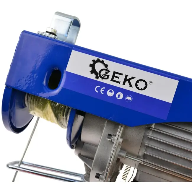 GEKO Elektrische takel - 300/600 kg - 12/6 m hijshoogte - 10/5 m/min snelheid