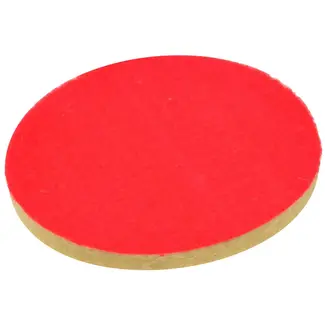 GEKO Polijstpad vilt - 125 mm - Klittenband bevestiging - 8 mm dikte