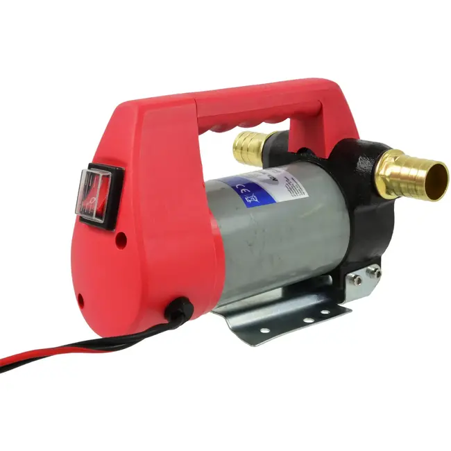 GEKO Diesel overpompen - zelfaanzuigend - 12V DC - gietijzer - 15 L/min - corrosiebestendig