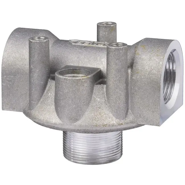 GEKO Complete brandstoffilter set met filterkop en filterelement 20 micron, 1 inch DN25 BSP, 56 l/min voor diesel en benzine