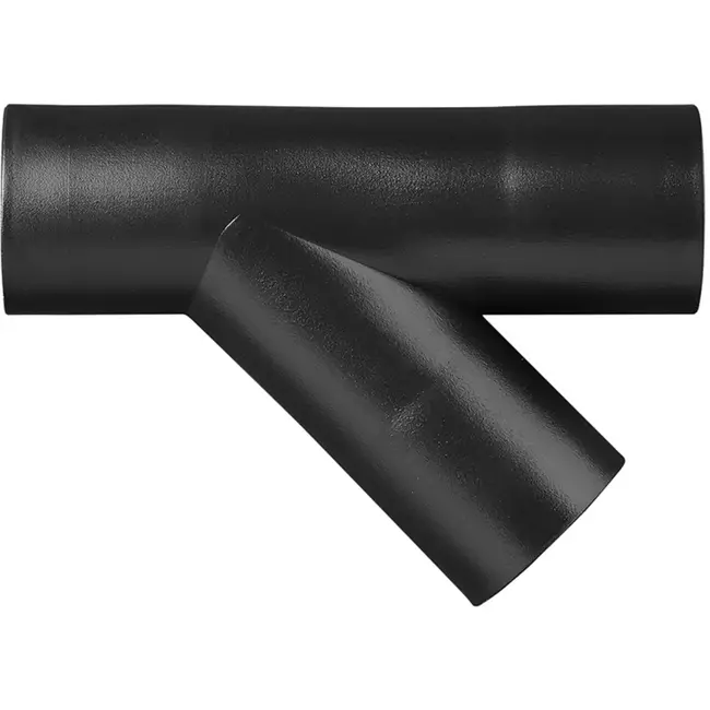 ProPlus Y-stuk PE zwart - Ø28 mm - Snelle Montage Blister