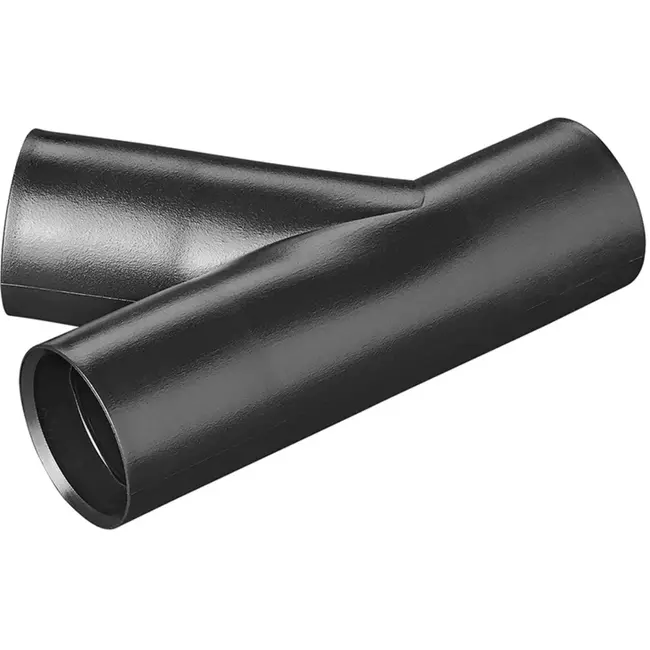 ProPlus Y-stuk PE zwart - Ø28 mm - Snelle Montage Blister