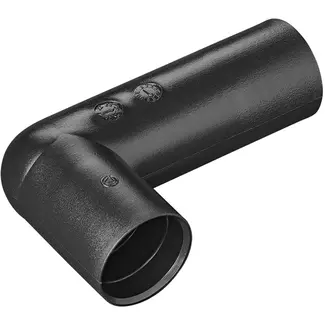 ProPlus Duurzaam Hoekstuk 90° - Ø28 mm - Polyethyleen - PE Zwart