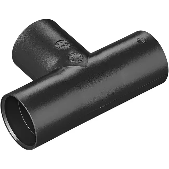 ProPlus T-stuk PE zwart - Ø28 mm - Snelle Montage